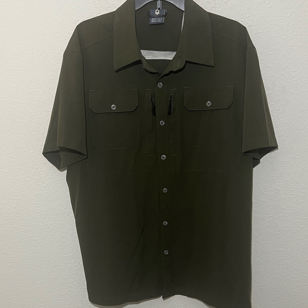 Little Donkey Andy Men's Quick Dry Stretch UPF50+ short Sleeve Hiking Shirt